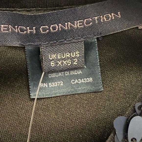 French Connection Wrap Mini Dress - Size 2 - NWT - Picture 9 of 10